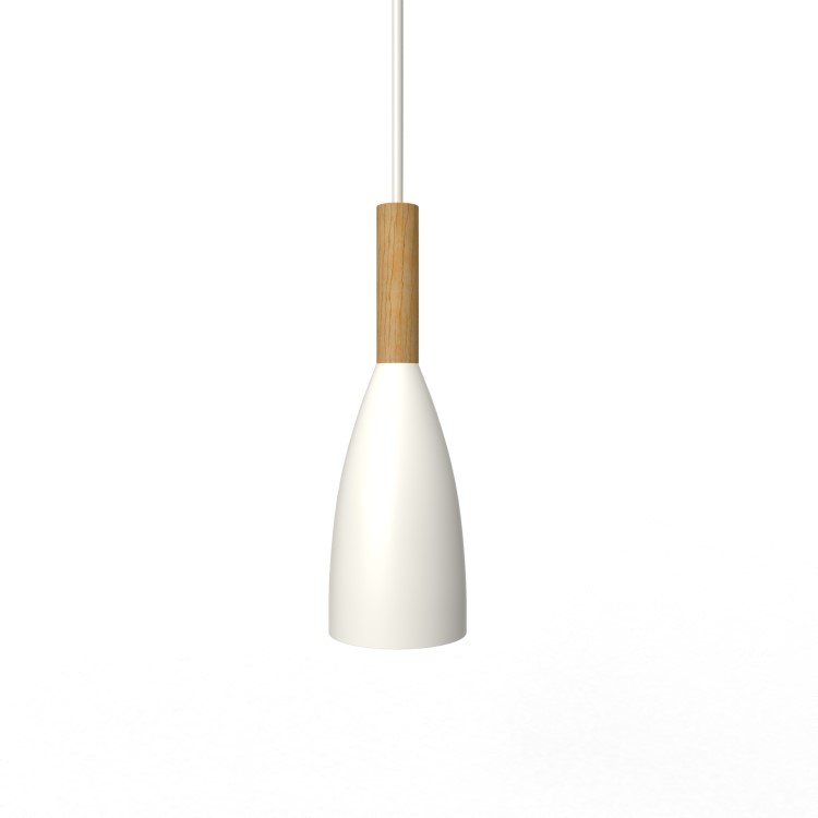 Matte White Cloche Pendant Light - Destin
