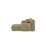 ONLY OPENED - Large Beige Sandstone Chenille Right Hand 4 Seater Chaise Corner Sofa - Mahalia