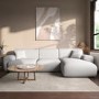 Large Cream Boucle Right Hand 4 Seater Corner Sofa – Mahalia