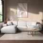 Large Cream Boucle Left Hand 4 Seater Corner Sofa – Mahalia