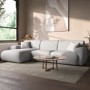 Large Cream Boucle Left Hand 4 Seater Corner Sofa – Mahalia