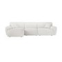 Large Cream Boucle Left Hand 4 Seater Corner Sofa – Mahalia
