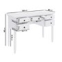 White Wooden Dressing Table with Storage Drawers - Marlowe