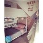 Molly White Kids House Bed with Scalloped Roof