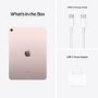 Apple iPad Air 5th Gen 2022 10" Pink 64GB Wi-Fi & Cellular Tablet