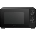 MMOP01MZ-BK Midea MMOP01MZ-BK 20L Freestanding Solo Microwave Oven – 700W  Black
