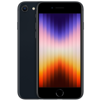 Refurbished Apple iPhone SE 3rd Gen Midnight 4.7" 128GB 5G Unlocked & SIM Free Smartphone
