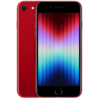 GRADE A1 - Apple iPhone SE 3rd Gen (PRODUCT)RED 128GB 5G SIM Free Smartphone - Red