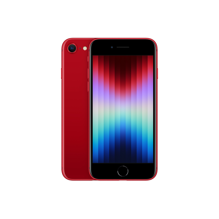 GRADE A1 - Apple iPhone SE 3rd Gen (PRODUCT)RED 128GB 5G SIM Free Smartphone - Red
