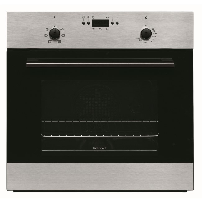 Hotpoint MMY50IX 56L Built in Single Electric Oven - Stainless Steel