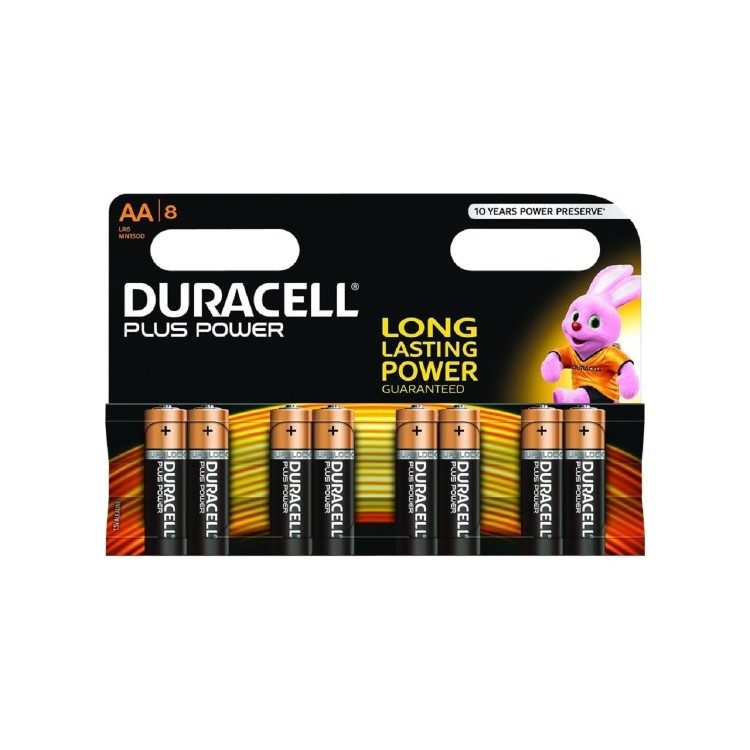Duracell Plus AA Batteires - 8 Pack