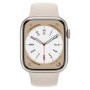 Apple Watch Series 8 GPS + Cellular 45mm Starlight Aluminium Case with Starlight Sport Band - Regular