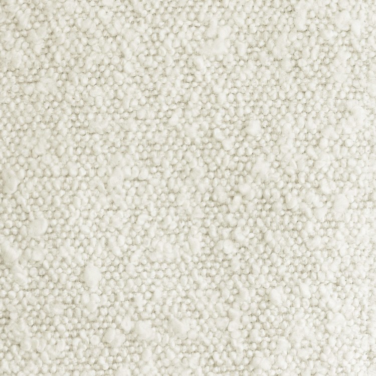 Large Cream Boucle Fabric Footstool with Ottoman Storage - Monroe