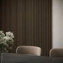 Walnut Acoustic Wall Panel - 240cm x 60cm - Delamere 