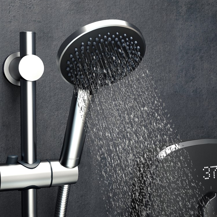 GRADE A1 - Aqualisa eMOTION 10.5kW Grey Electric Shower
