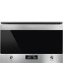 Smeg Classic Built-In Microwave and Grill - Stainless Steel