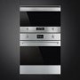 Smeg Classic Built-In Microwave and Grill - Stainless Steel