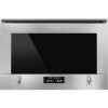Smeg Cucina Built-In Microwave with Grill - Stainless Steel
