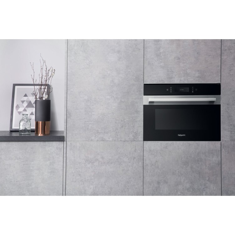 Hotpoint Built-In Combination Microwave Oven - Black