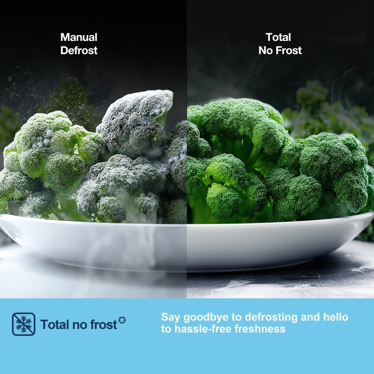 Fridgemaster 427 Litre Four Door American Fridge Freezer - Black