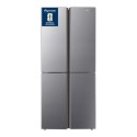 MQ79394ES Fridgemaster 427 Litre Four Door American Fridge Freezer - Silver