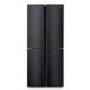 Refurbished Fridgemaster MQ79394FFB 378 Litre American Fridge Freezer Black