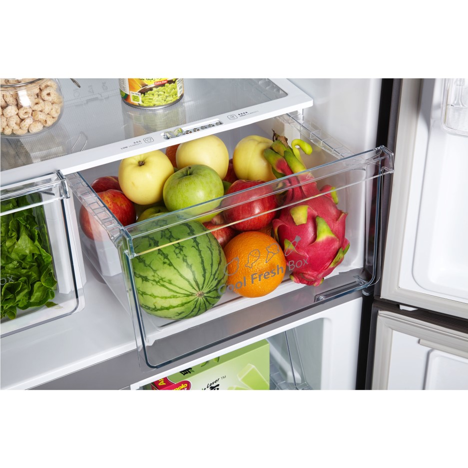 Fridgemaster MQ79394FFB 394 Litre American Style Fridge Freezer Frost