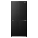 MQ79395EB Fridgemaster 427 Litre Four Door American Fridge Freezer - Black