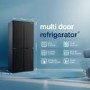 Fridgemaster 427 Litre Four Door American Fridge Freezer - Black