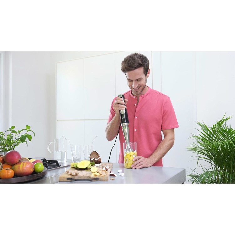 Braun MultiQuick 9 Complete 1200 Watt Hand Blender - Black & Stainless Steel