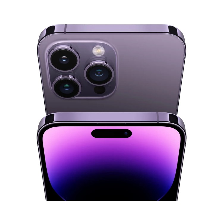 Refurbished Apple iPhone 14 Pro Max 512GB 5G SIM Free Smartphone - Deep Purple
