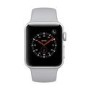 Grade A Apple Watch Sport Series 3 GPS + Cellular 38mm Silver Aluminium Case with Fog Sport Band