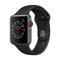 Grade B Apple Watch Sport Series 3 GPS + Cellular 42mm Space Grey Aluminium Case with Black Sport Band