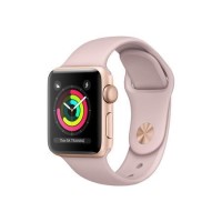 Apple Watch Series 3 GPS 38mm Gold Aluminium Case with Pink Sand Sport Band