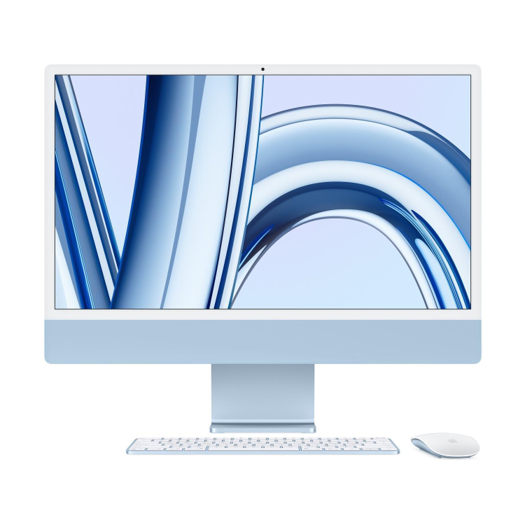 Apple iMac 2023 M3 8GB 256GB SSD 24 Inch 4.5K All-in-One - Blue