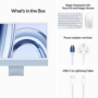Apple iMac 2023 M3 8GB 256GB SSD 24 Inch 4.5K All-in-One - Blue