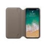 Apple iPhone X Leather Folio - Taupe