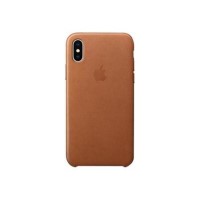 GRADE A1 - Apple iPhone X Leather Case - Saddle Brown