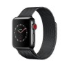GRADE A1 - Apple Watch Series 3 GPS + Cell 38mm Space Black Stainless Steel Case with Space Black Milanese Loop