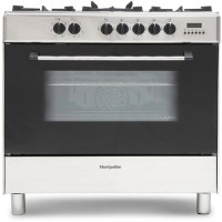 Refurbished Montpellier MR91DFMX 90cm Single Cavity Dual Fuel Range Cooker Stainless Steel