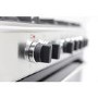 Refurbished Montpellier MR91DFMX 90cm Single Cavity Dual Fuel Range Cooker Stainless Steel