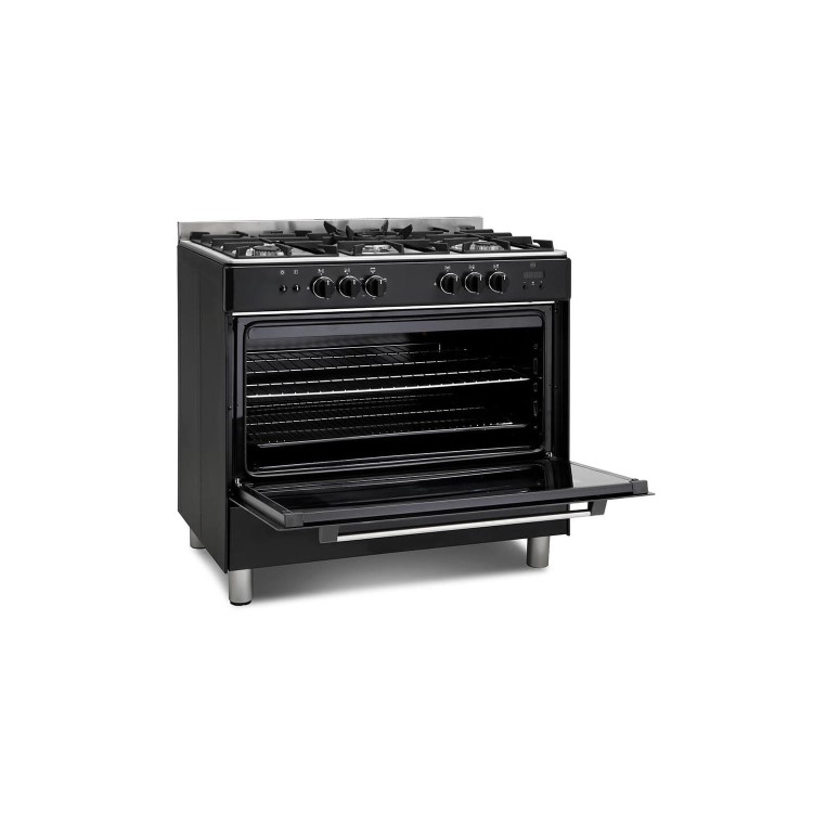 Montpellier 90cm Gas Range Cooker - Black