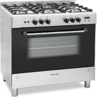 Montpellier 90cm Single Cavity Gas Range Cooker - Stainless Steel Montpellier 90cm Single Cavity Gas Range Cooker - Stainless Steel