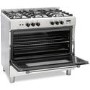 Montpellier 90cm Single Cavity Gas Range Cooker - Stainless Steel