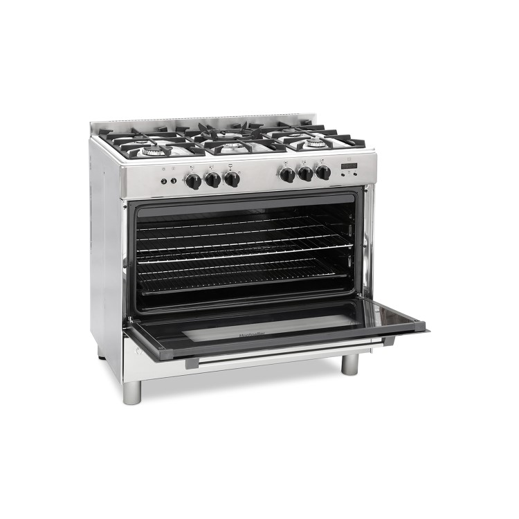Montpellier 90cm Single Cavity Gas Range Cooker - Stainless Steel