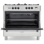 Montpellier 90cm Single Cavity Gas Range Cooker - Stainless Steel