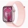 Apple Watch Series 9 GPS 41mm Pink Aluminium Case with Light Pink Sport Loop