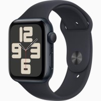 Refurbished Apple Watch SE 2023 GPS 44mm Midnight Aluminium Case with Midnight Sport Band - M/L