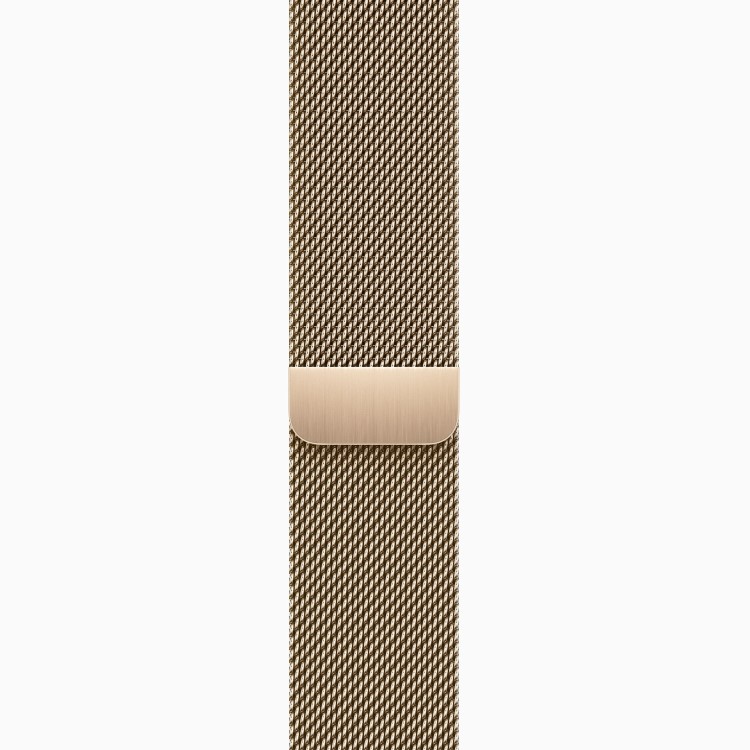 Apple Watch Series 9 GPS + Cellular 45mm Gold Stainless Steel Case with Gold Milanese Loop
