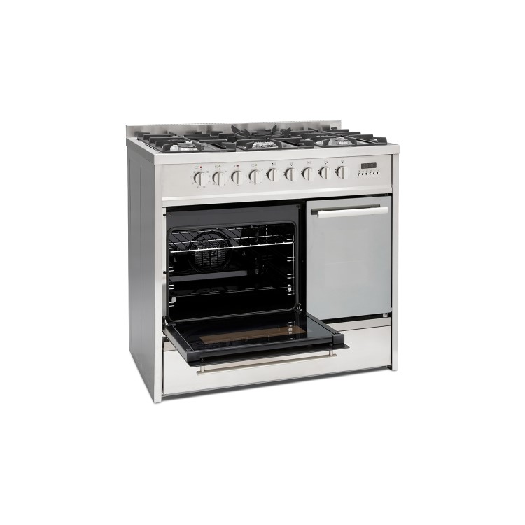 Refurbished Montpellier MRT91DFMX 90cm Dual Fuel Range Cooker